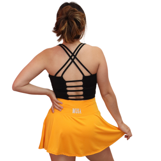 Falda Short Talia - Naranja