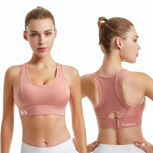 ACTIVEWEAR Top Diana de alto IMPACTO - Coral