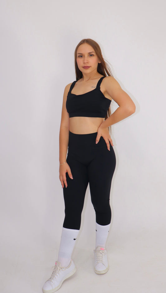 SET SKIN ACTIVEWEAR - Black