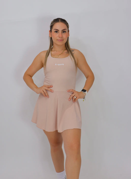 ACTIVEWEAR-BODY FALDA SHORT- NUDE