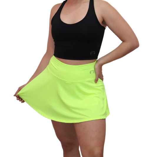 Falda Short Talia - Neón