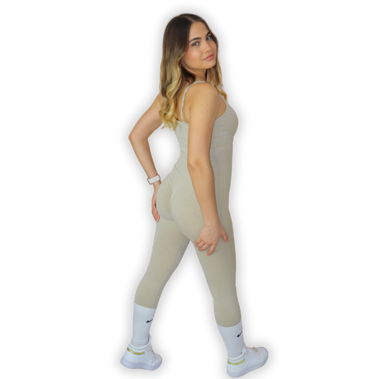 Jumsuit body seamless - Beige