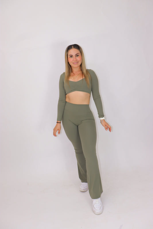 Leggins Mila campana - Verde Hunter