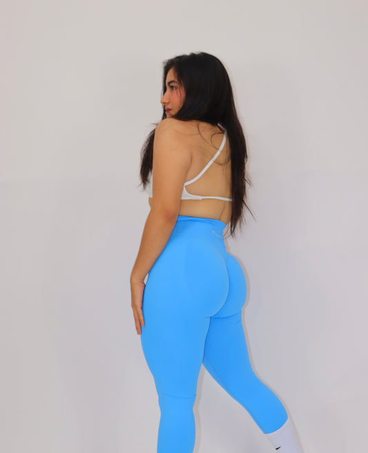 NOVA Leggins Seamless corte V - Azul