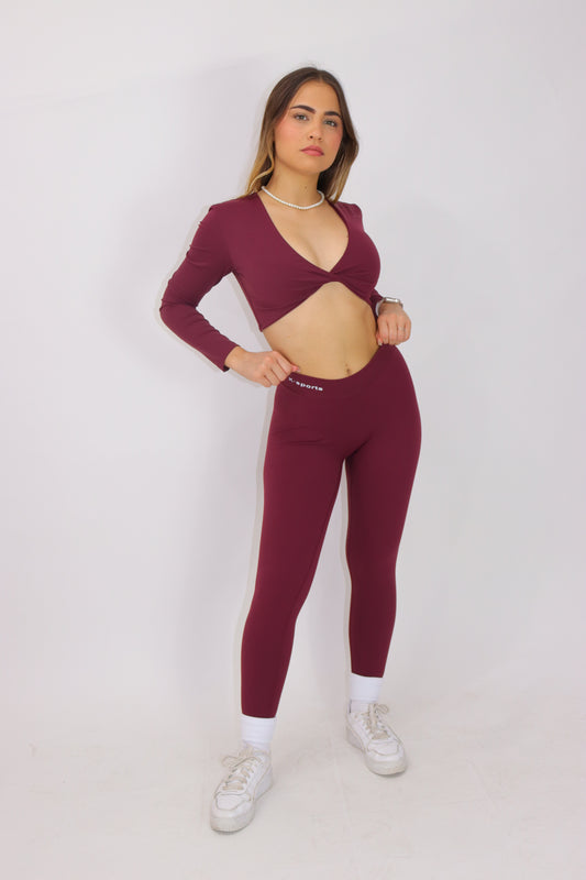 Leggins Inna Corte V - Wine