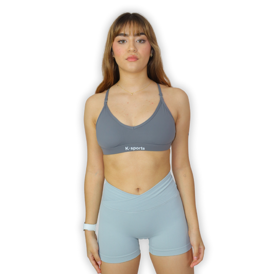 NOVA shorts Seamless corte V - perla