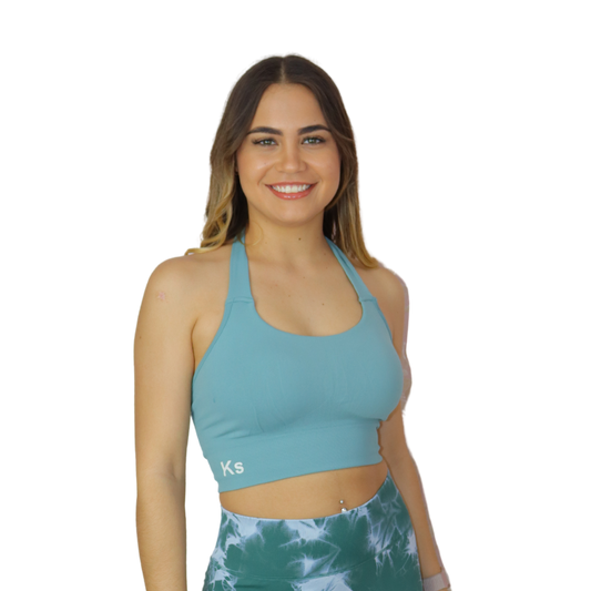 URANUS top Halter - VERDE