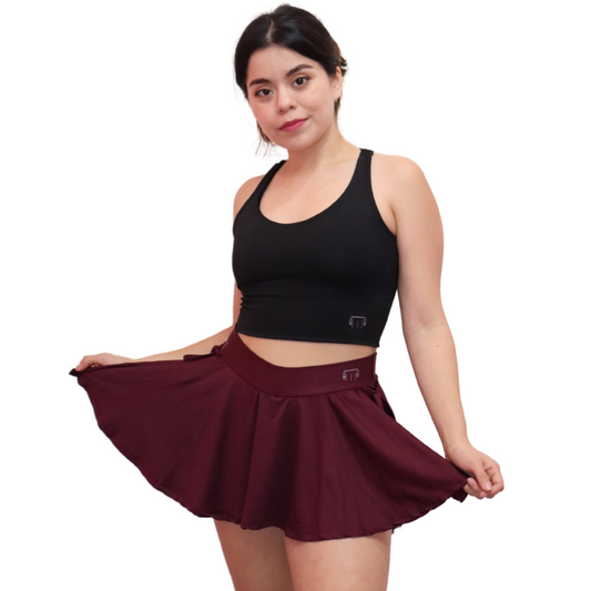 Nueva falda Short Ana -Vino