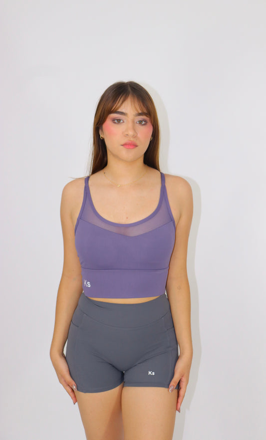 ACTIVEWEAR - TOP BALI- Lila