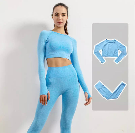 Conjunto seamles -Azul Cielo  - Vital seamless